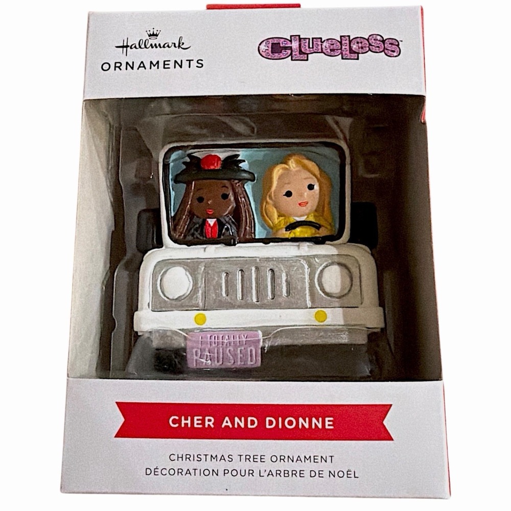 Clueless Hallmark Christmas Tree Ornament Cher & Dionne Driving Paramount‎ NEW